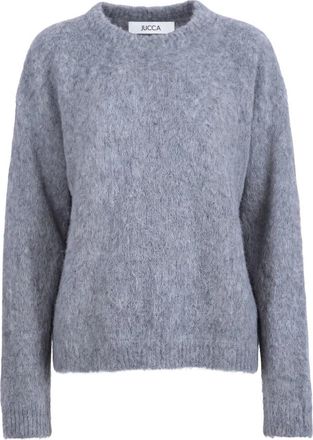 Jucca Ronde hals gebreid - Dames - Ronde hals truien - Grijs - M - Truien & Vesten