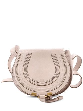 Chloé Marcie Leather Mini crossbody bag - Toni neutri