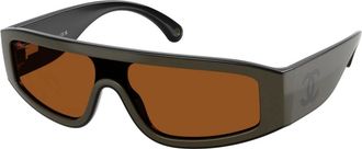 Chanel Ch6057 Zonnebril - Dames - Accessoires - Bruin - Maat: ONE Size