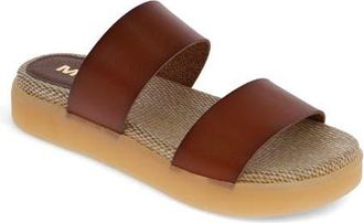Mia Saige U Platform Sandal in Cognac at Nordstrom, Size 8.5