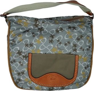 La Martina Fantasy Print Schoudertas - Dames - Handtassen - Grijs - ONE Size - Polyester - Tassen