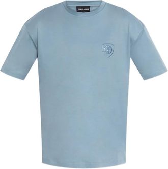 Giorgio Armani T-shirt con stampa - Blu