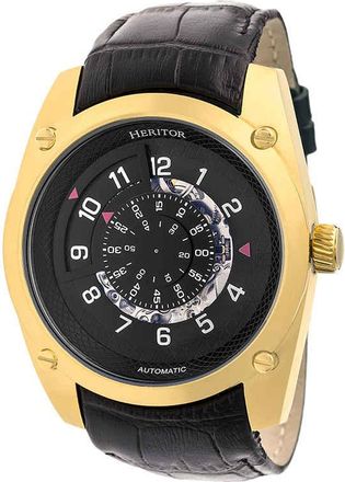 Heritor Daniels Automatic Black Dial Mens Watch HR7405