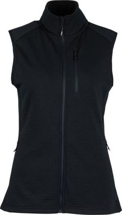 Stoic MerinoWaffleFleece320 NorrdalSt. Vest Merinogilet für Damen | schwarz