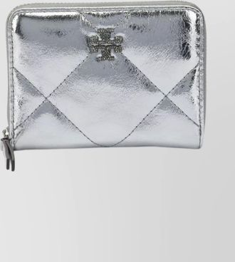 Tory Burch metallic quilted wallets and card holders