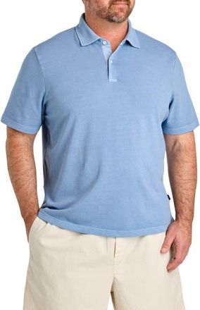 Vineyard Vines Big & Tall Lived-In Piqu&eacute; Polo Shirt in Club Blue at Nordstrom, Size Xxx-Large