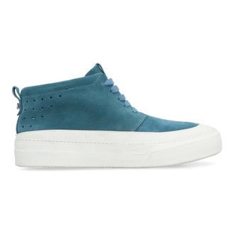 Volta Sneakers, male, Blue, Size: 13 US Mid-top Suede Sneakers