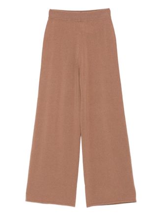 Liu Jo elasticated-waistband trousers - Brown