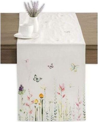 OEM Camino De Mesa Bot&aacute;nico Fresco Para Fiestas, Cenas, Vacaciones, Cocinas, Primavera/verano (33 Cm X 183 Cm)
