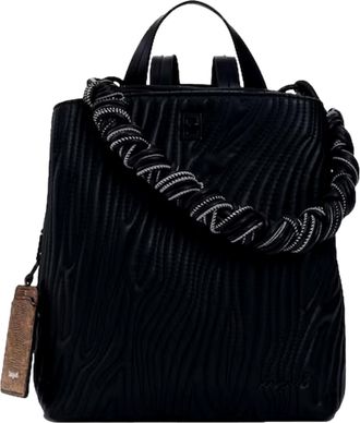 Desigual Zwart Polyurethaan Dames Mini Rugzak