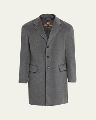 Loro Piana Mens Paolo Baby Cashmere Overcoat
