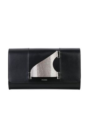 Perrin Paris LEiffel Strass Clutch in Black W/Clear Strass at Nordstrom