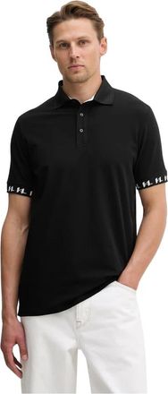 Karl Lagerfeld Polo Shirt - Heren - Polos - Zwart - S - Katoen - Tops