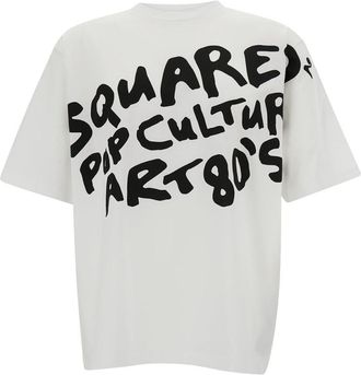 Dsquared2 White Crew Neck T-Shirt