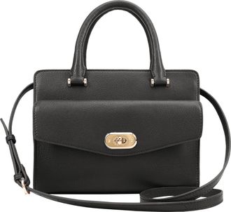 Paul Costelloe Womens Eliza Leather Cross Body Bag - Black - One Size