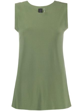 Norma Kamali Tanktop met ronde hals - Groen