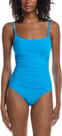 Anne Cole Shirred Mallot One-Piece