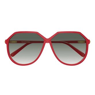Valentino Sunglasses Vg0026 S 003 Red/Grey Women
