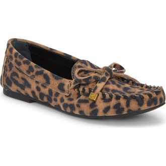 Vince Camuto Katena Loafer in Black/Natural Leopard Print at Nordstrom, Size 5.5