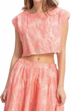 HYFVE Flora Affair Jacquard Set In Coral