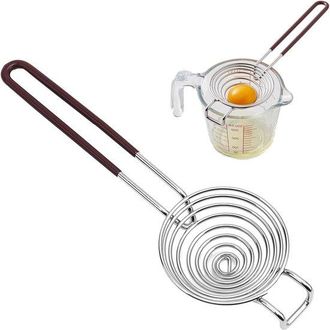 No Brand Separador De Huevos De Acero Inoxidable Para Separar La Yema Y Perforar Los Huevos - Ideal Para Uso Dom&eacute;stico - F&aacute;cil Preparaci&oacute;n De Huevos