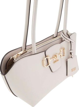 Guess Womens Shoulder Bag Stone Polyurethane - Shoulder-Bags