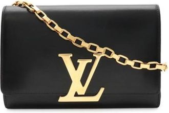 Louis Vuitton Pre-owned Pochette Schoudertas - Dames - Vintage Schoudertas - Zwart - ONE Size - Leer - Vintage
