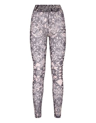 Philipp Plein Leggings Stretch Printed Tulle New Baroque
