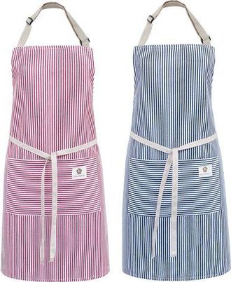 OEM Delantal De Algod&oacute;n Ajustable De 2 Piezas, Delantal De Cocina, Delantal De Cocina