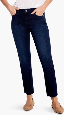 Nic+Zoe Daytrip Straight Ankle Jeans In Blue