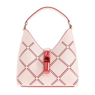 Furla Handbags, female, Pink, Size: ONE SIZE Iride Mini Handbag