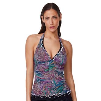 Gottex Layla Tricolore Halter Tankini Top