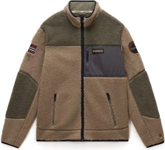Napapijri Yupik Full Zip 3 Fleecejacke für Herren | braun