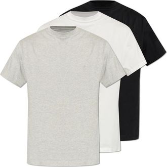 Jil Sander Three-Pack T-Shirts - Heren - T-shirts - Grijs - S - Katoen - Tops