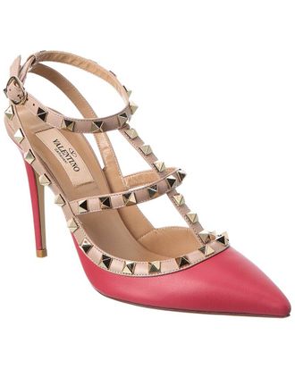 Valentino Rockstud Caged 100 Leather Pump