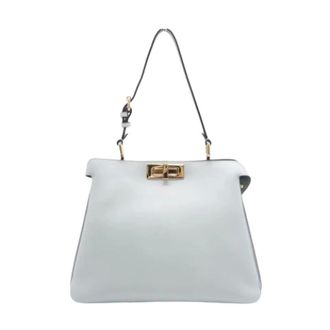 Fendi Pre-owned Handbags, female, Blue, Size: ONE SIZE Pre-owned Vintage Handbag