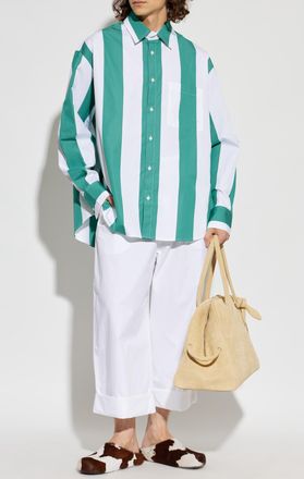 Jacquemus Camargue Shirt, Mens, Green