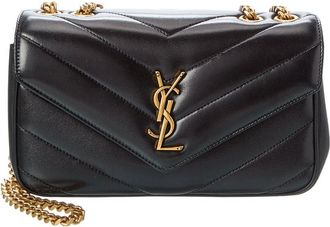 Saint Laurent Loulou Small Leather Shoulder Bag