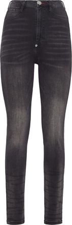 Philipp Plein Super Hoge Taille Jegging Iconic Plein