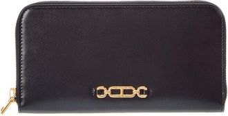 Tom Ford Palmellato Leather Zip Around Wallet