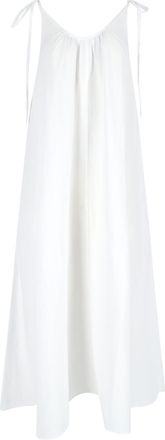 Anine Bing Midi Linen & Lyocell Dress - White