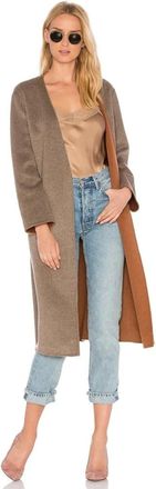 Vince Cappotto reversibile con cintura - - Coats - Donna - Marrone - M