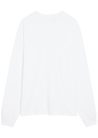 ARMARIUM Vito Long-sleeve Cotton T-shirt - White - S (UK8-10 / S)