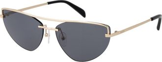 Emilio Pucci Gold Metal Womens Sunglasses