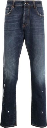 Costume National Slim-fit Jeans - Heren - Slim Fit Jeans - Blauw - W33 - Jeans