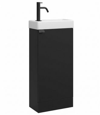 Badplaats Badplaats Mueble Lavabo Orion 40 X 22 Cm - Negro Mate - Mueble W