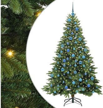 vidaXL &Aacute;rbol De Navidad Artificial Con 300 Led Verde 180 Cm Pe Y Pvc Vidaxl