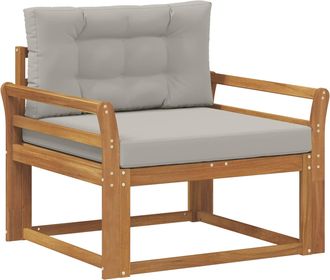 vidaXL Sof&aacute; Intermedio De Exterior Madera De Acacia S&oacute;lida Vidaxl