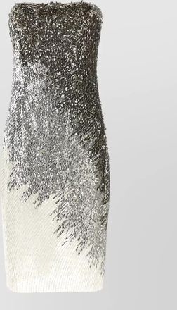 Elisabetta Franchi sequined off-the-shoulder mini dress