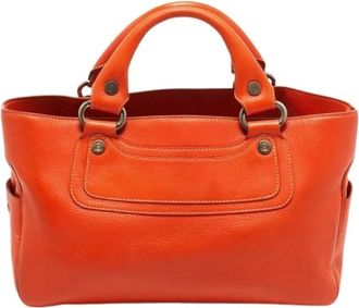 Celine Pre-owned Handbags, female, Orange, Size: ONE SIZE Pre-owned Vintage Handbag